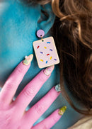 Pastel Sprinkle Tart Earrings-3