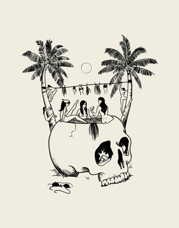 "The Freaky Tiki" Art Print