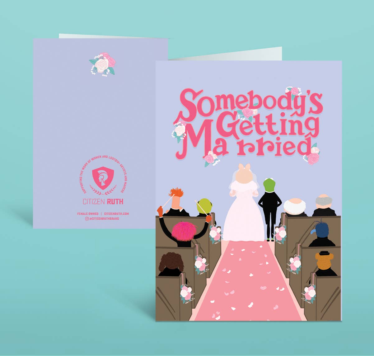 Somebody's Getting Married Muppets Wedding Card