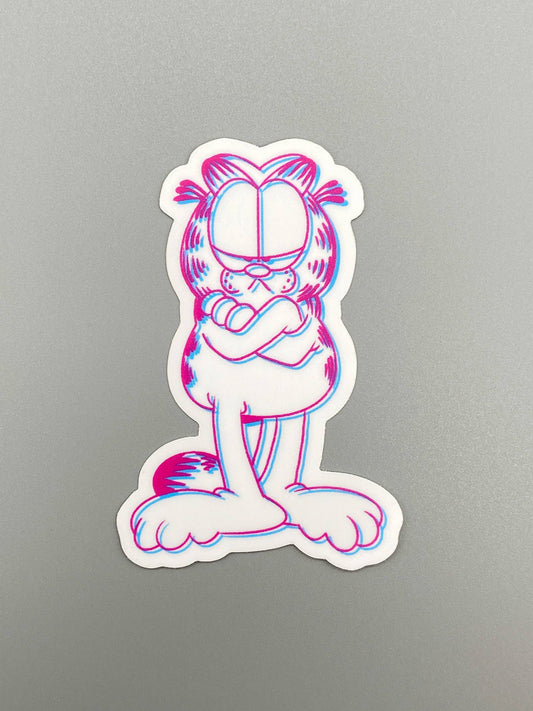 Garfield in 3D Sticker