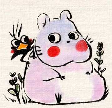 Lil' Spirited Away Friends Mini Print - 0