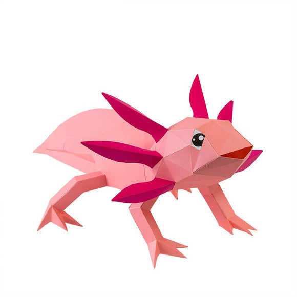 Axolotl PaperCraft Art Kit
