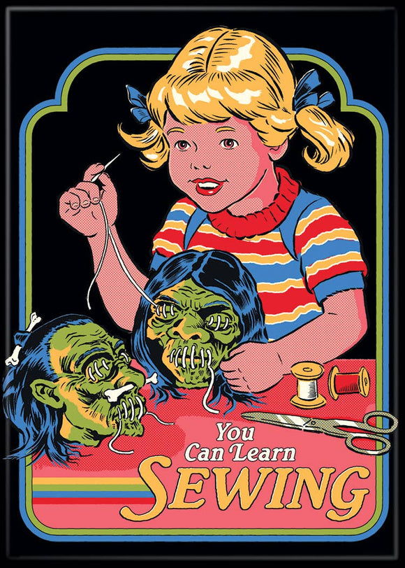 You Can Learn Sewing Magnet