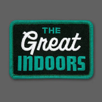 The Great Indoors Black/Turquoise Patch