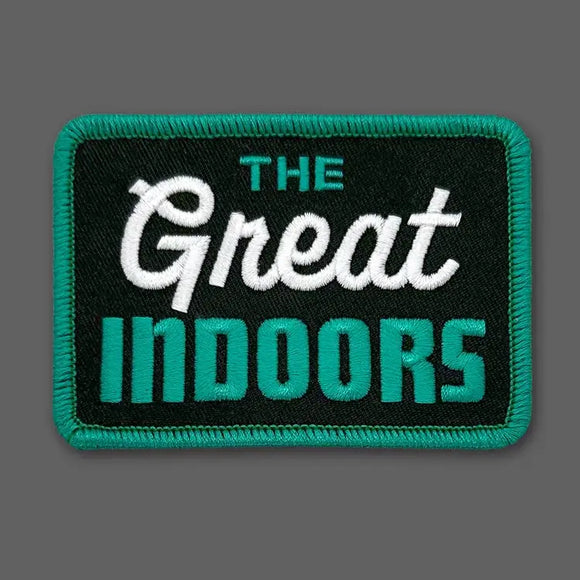 The Great Indoors Black/Turquoise Patch