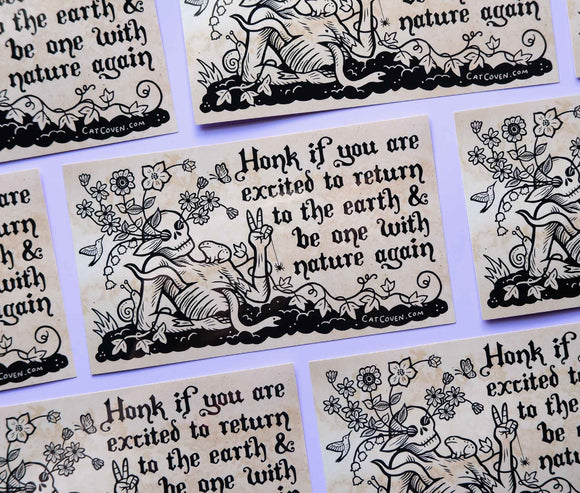 Return to the Earth Bumper Sticker