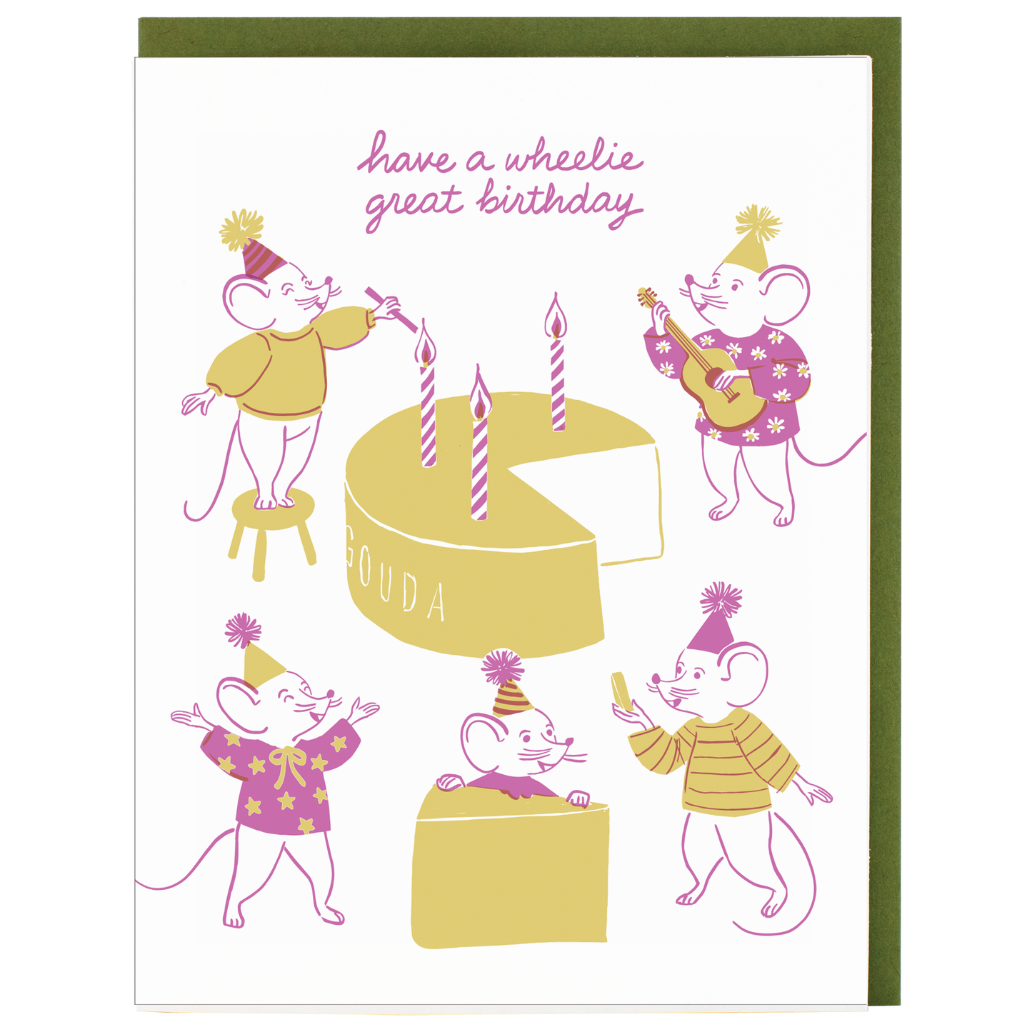 Party Mice Birthday Card