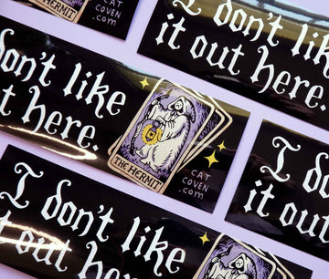 I Don't Like It Out Here Bumper Sticker - 0