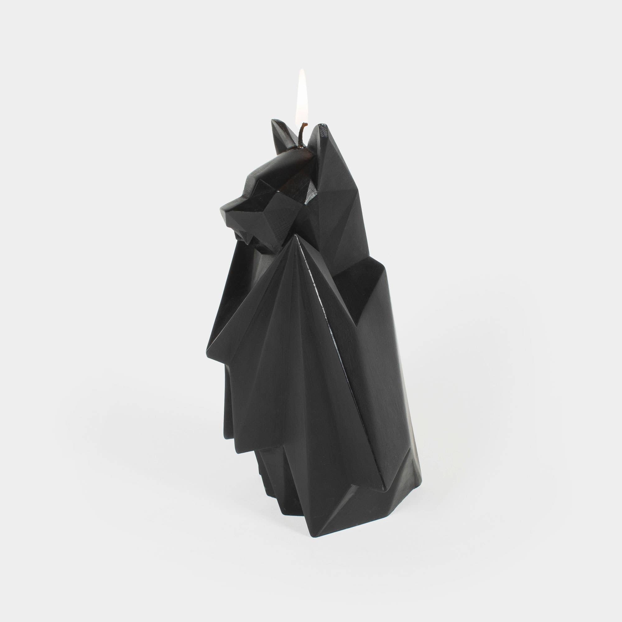 PyroPet Blaka Bat Skeleton Candle - Black