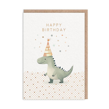 Pastel Dinosaur Birthday Card