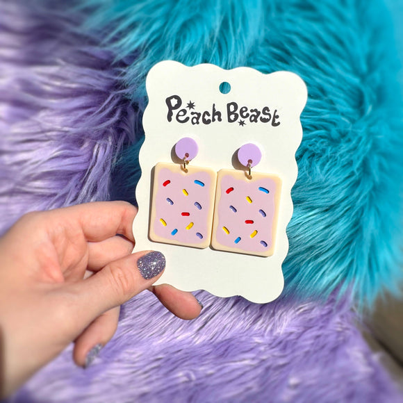 Pastel Sprinkle Tart Earrings