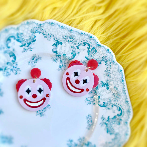 Kitschy Clown Statement Earrings