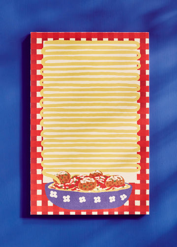 Mamma Mia Spaghetti & Meatballs Notepad - 0
