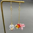 Goldfish Dangle Earrings-1