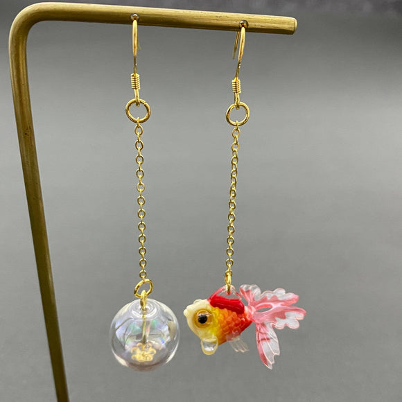 Goldfish Dangle Earrings