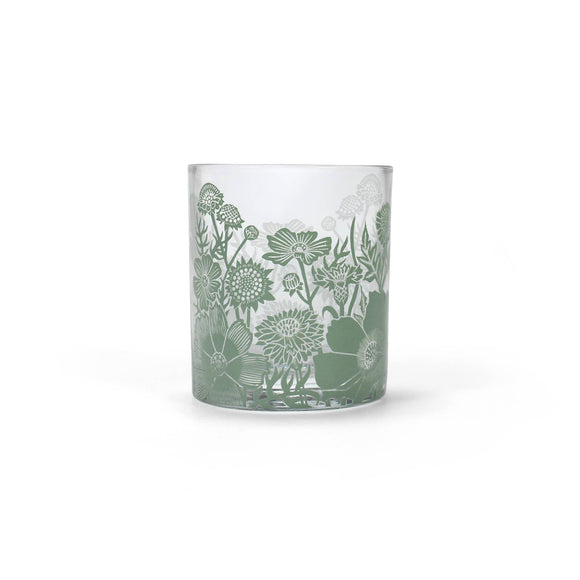 Woodland Green Flowers Tumbler