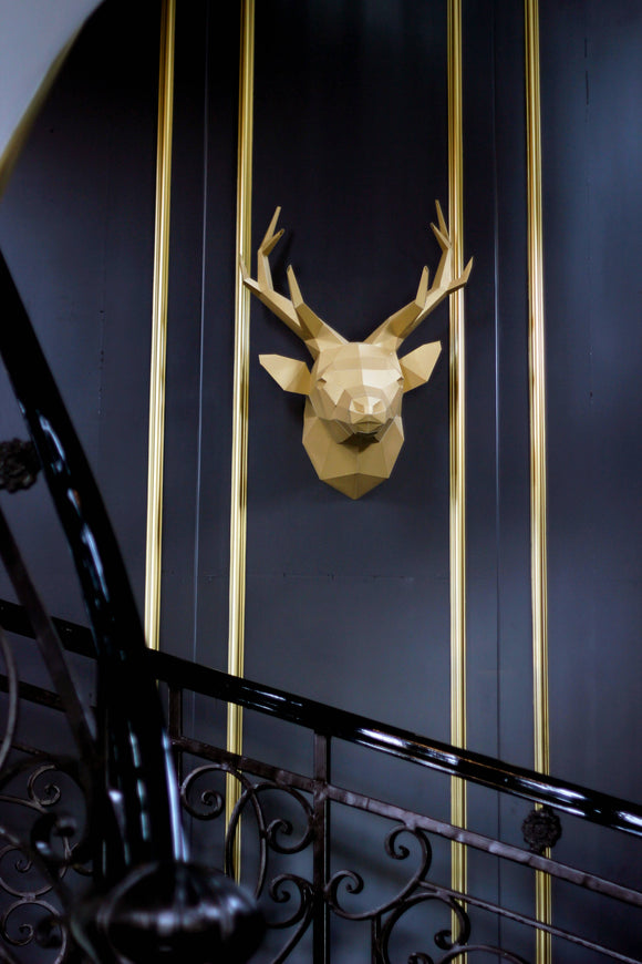 Deer Head 3D PaperCraft Art Kit