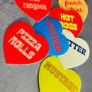 Mustard Heart Sticker-2