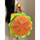 Cartoon Cheeseburger Crossbody Bag-4