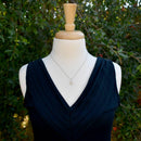 Tiny Silver Acorn Necklace-7