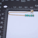 Turquoise Threader Earrings-4