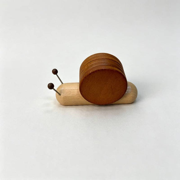 Snail Mini Wooden Coaster Set