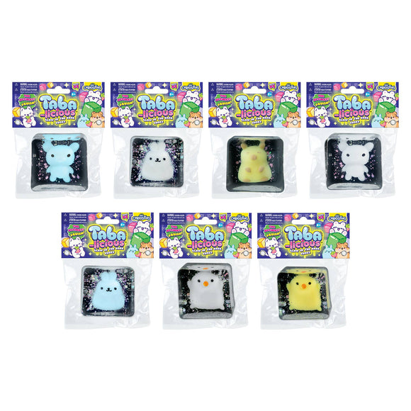 Taba-licious Glow in the Dark Cubes Squishies