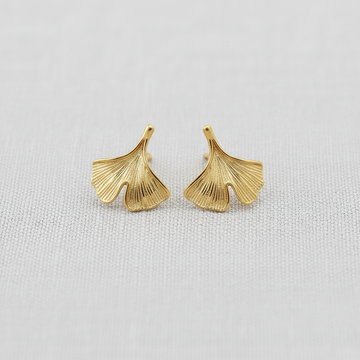 Gingko Leaf Earrings - 0