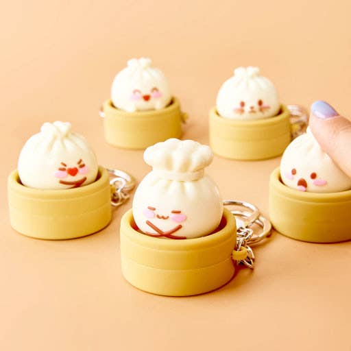 Dumpling Friends Clicker Keychain