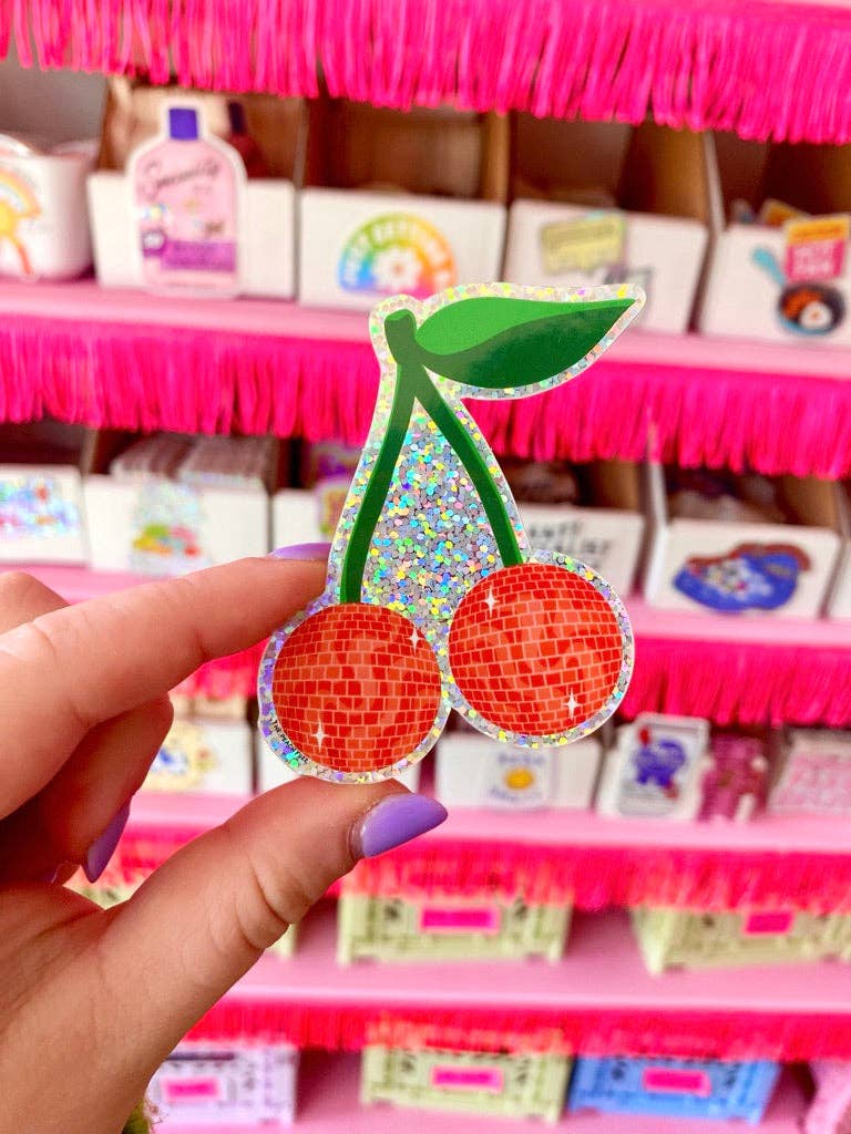 Disco Cherries Sticker