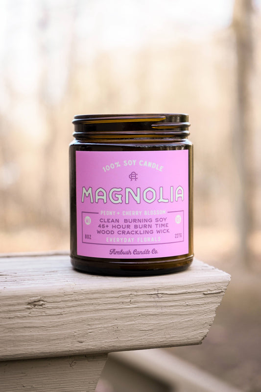 Magnolia | Peony + Cherry Blossom Candle