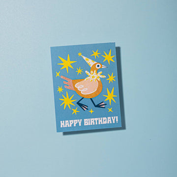 Happy Birthday Bird Card