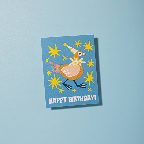 Happy Birthday Bird Card