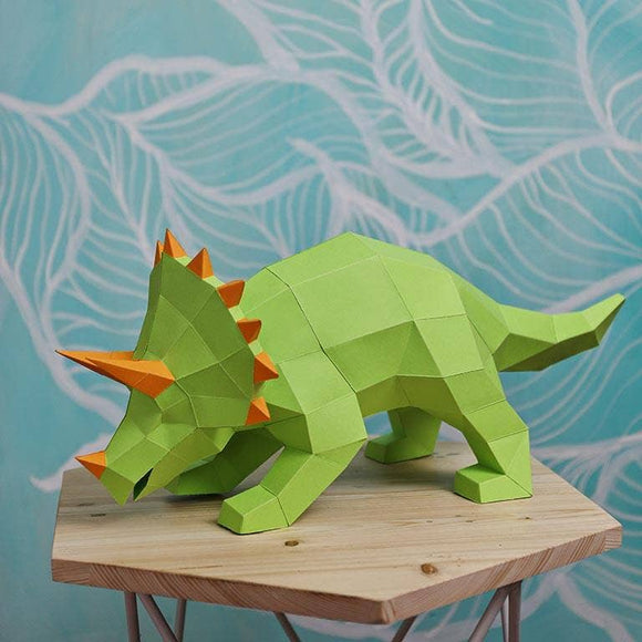 Triceratops PaperCraft Art Kit