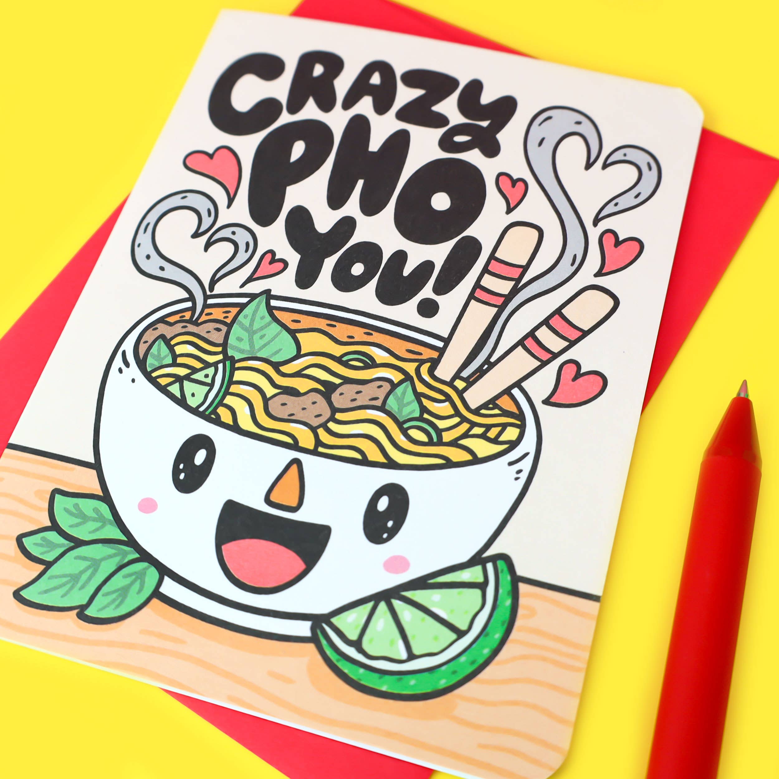 Crazy Pho You Card - 0