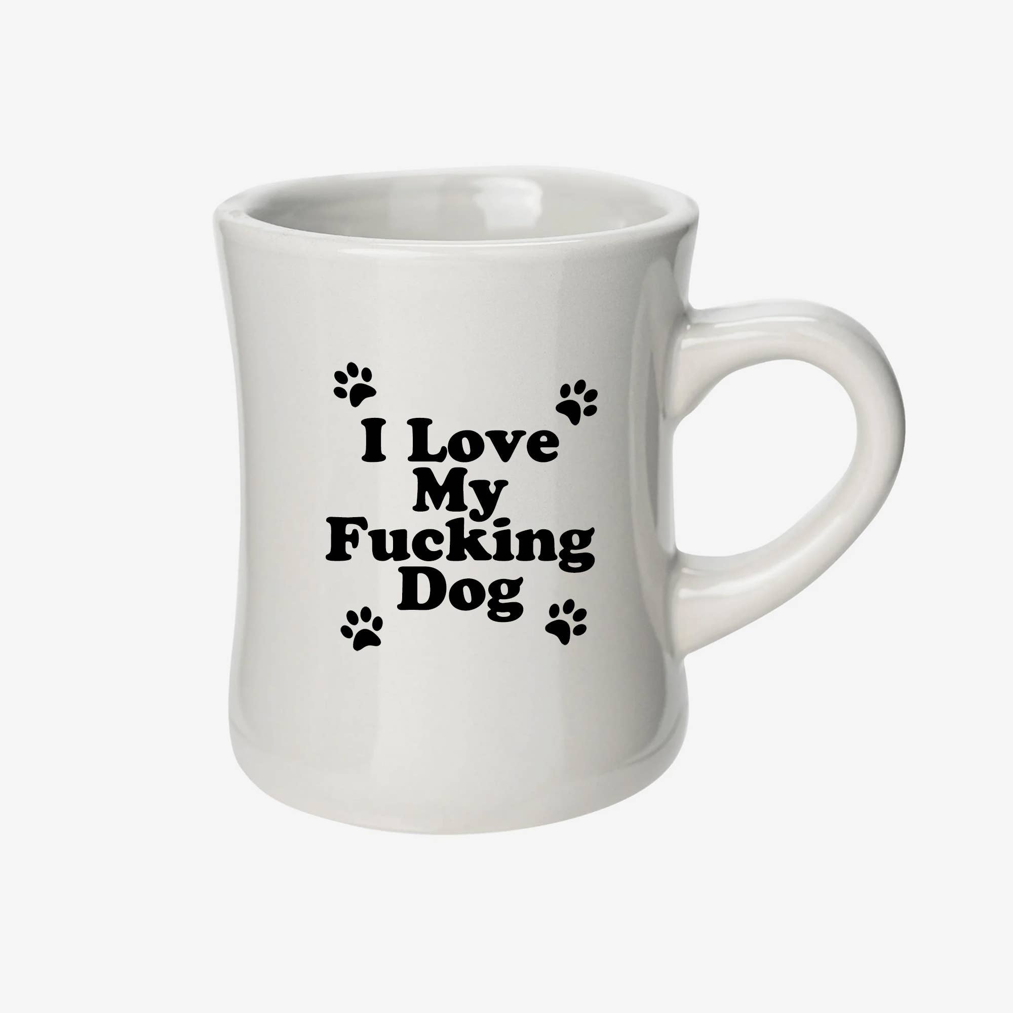 I Love My Dog Diner Mug