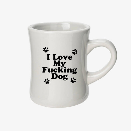 I Love My Dog Diner Mug