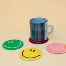 Happy Face Coasters - Set of 4-1