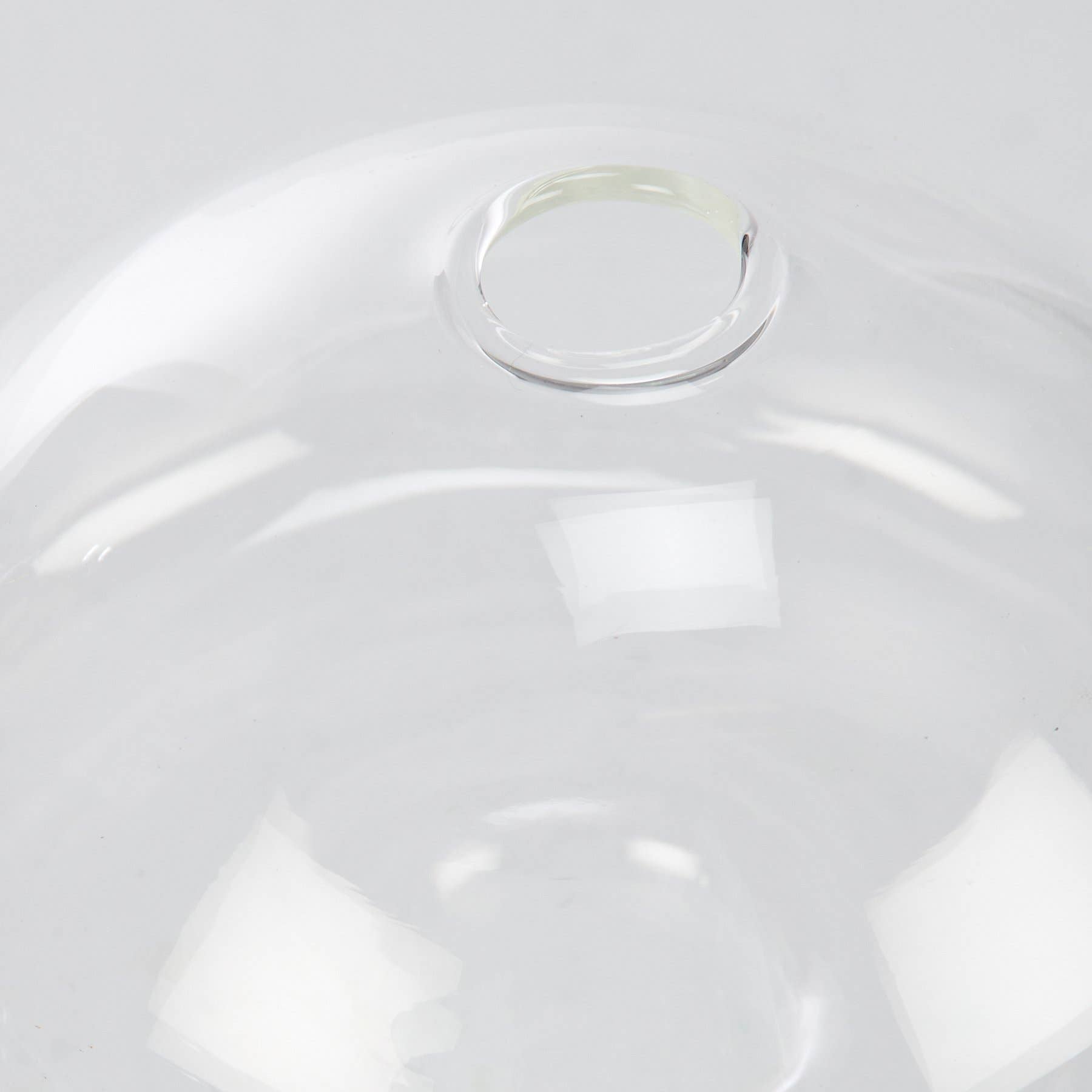 Clear Standing Mushroom Vase