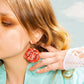 Tomato Slice Earrings