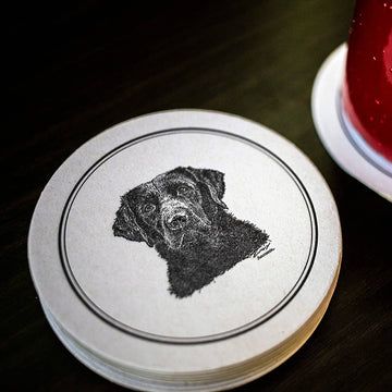 Black Lab Coasters - 0