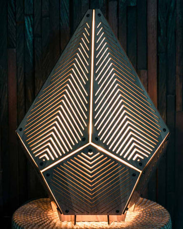 SINAR Linez 3D Papercraft Table Lamp - 0