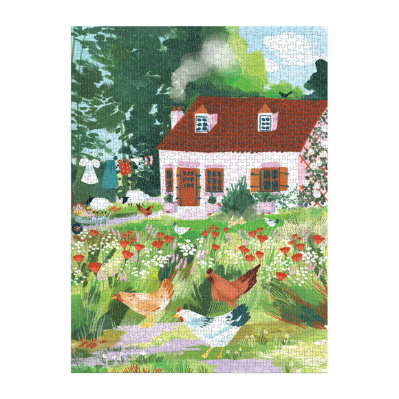 Cottage Wildflowers 1000 Piece Puzzle