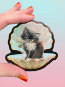 Kitty in a Shell Sticker-6