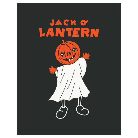 Halloween Jack O Lantern Ghost Boy Magnet