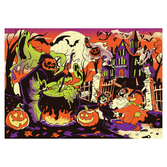 A Haunted Halloween 500 Piece Puzzle
