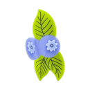XL Blueberry Hair Claw Clip-5