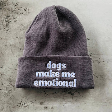 Dogs Make Me Emotional Beanie