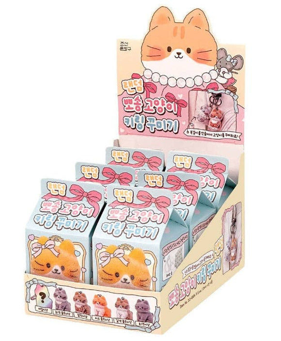 Fluffy Cat DIY Surprise Blind Box Keychain Kit