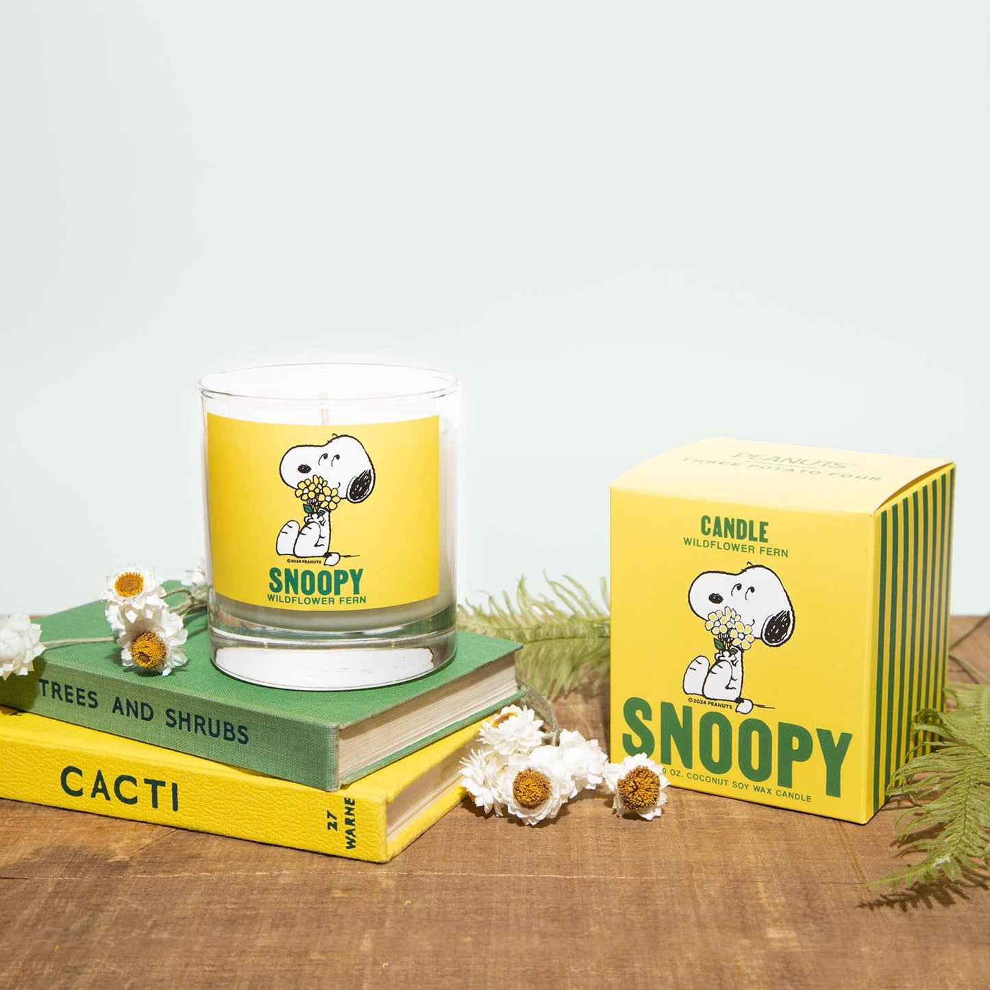 3P4 x Peanuts® Snoopy Candle (Wildflower Fern)